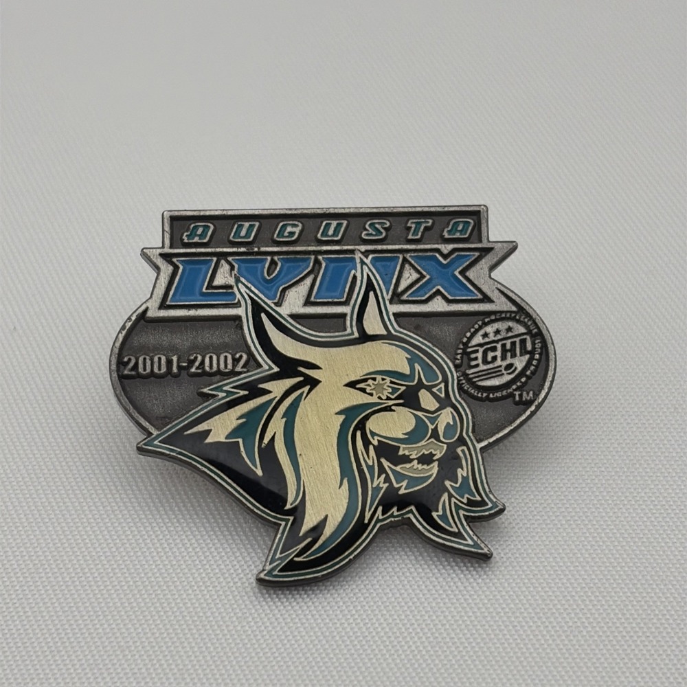 Augusta Lynx ECHL Minor Professional Hockey Team 2001-2002 Lapel Hat Pin